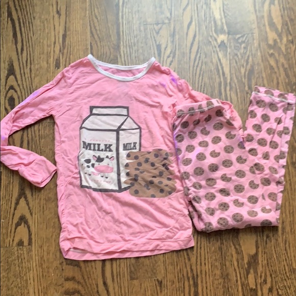 Kickee Pants Toddler Girl Pink Lemonade Pajamas New Size 5